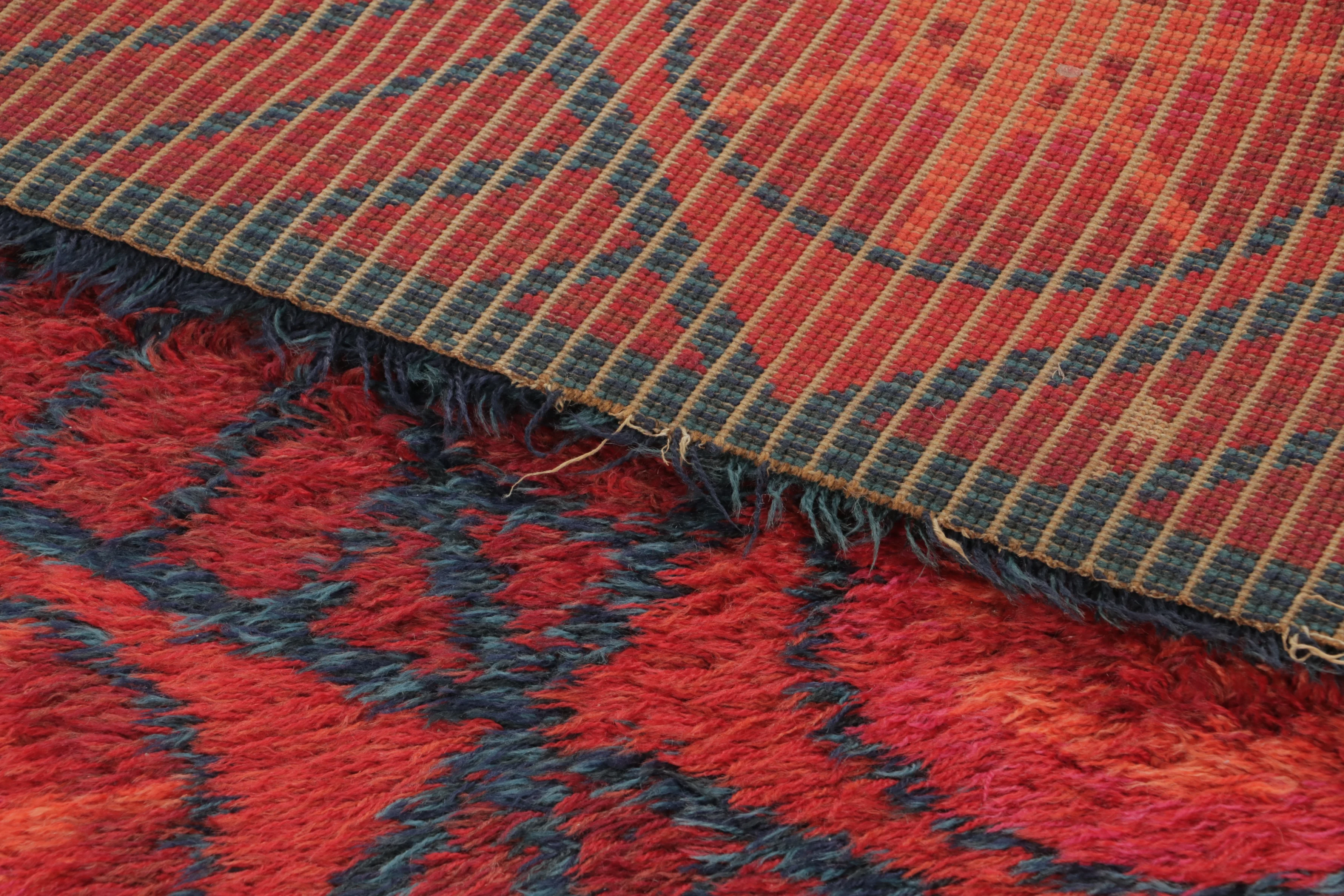 Vintage Scandinavian Rya Rug