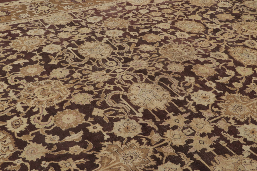 Oversized Antique Agra Rug