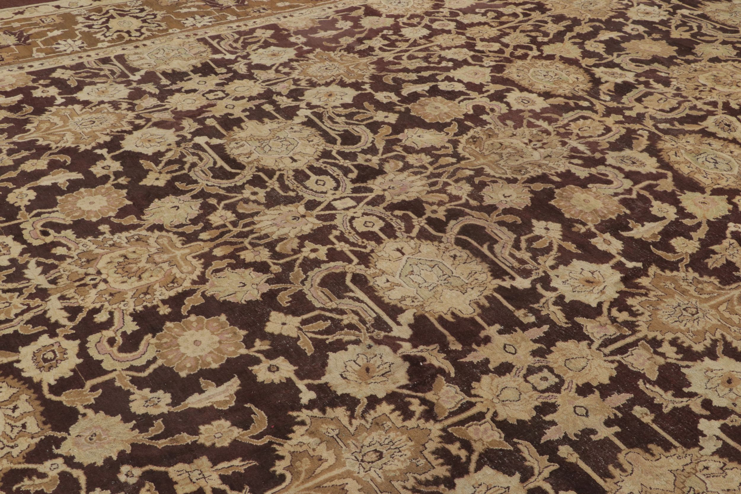 Oversized Antique Agra Rug