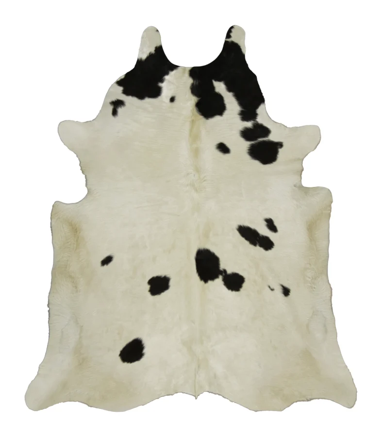 Rug & Kilim’s Contemporary Cowhide Rug in Bold Black & White