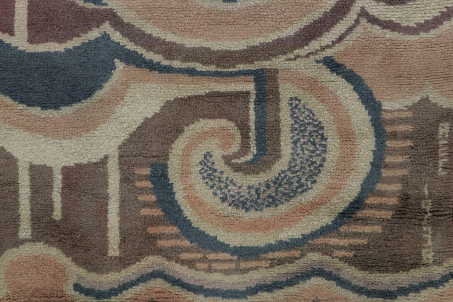 Vintage French Art Deco Rug