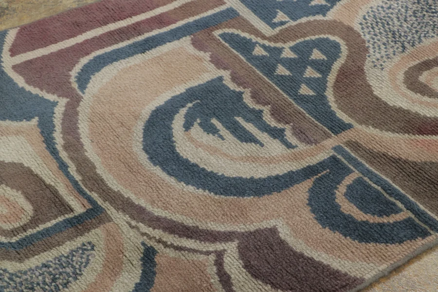 Vintage French Art Deco Rug