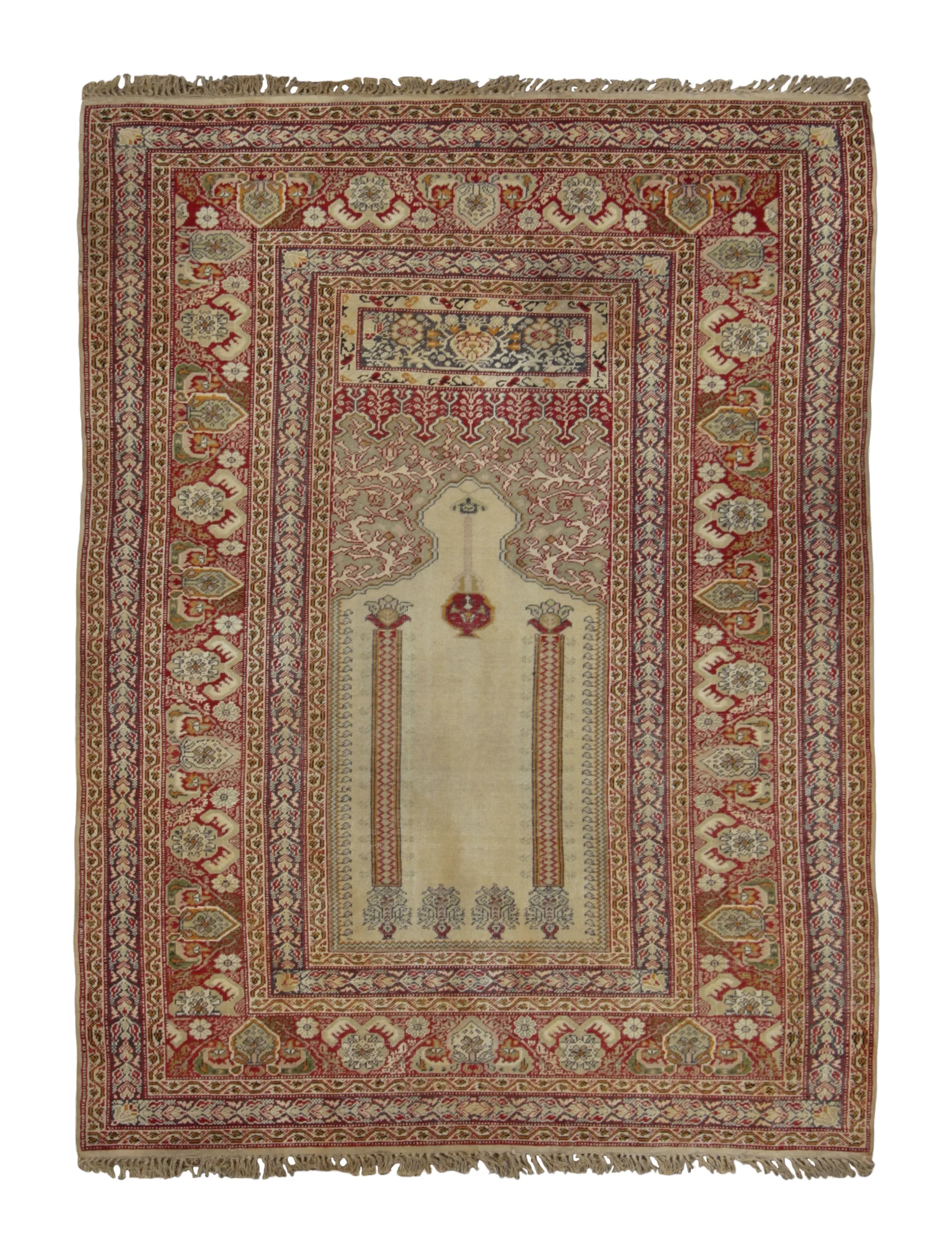 Vintage Anatolian Prayer Rug