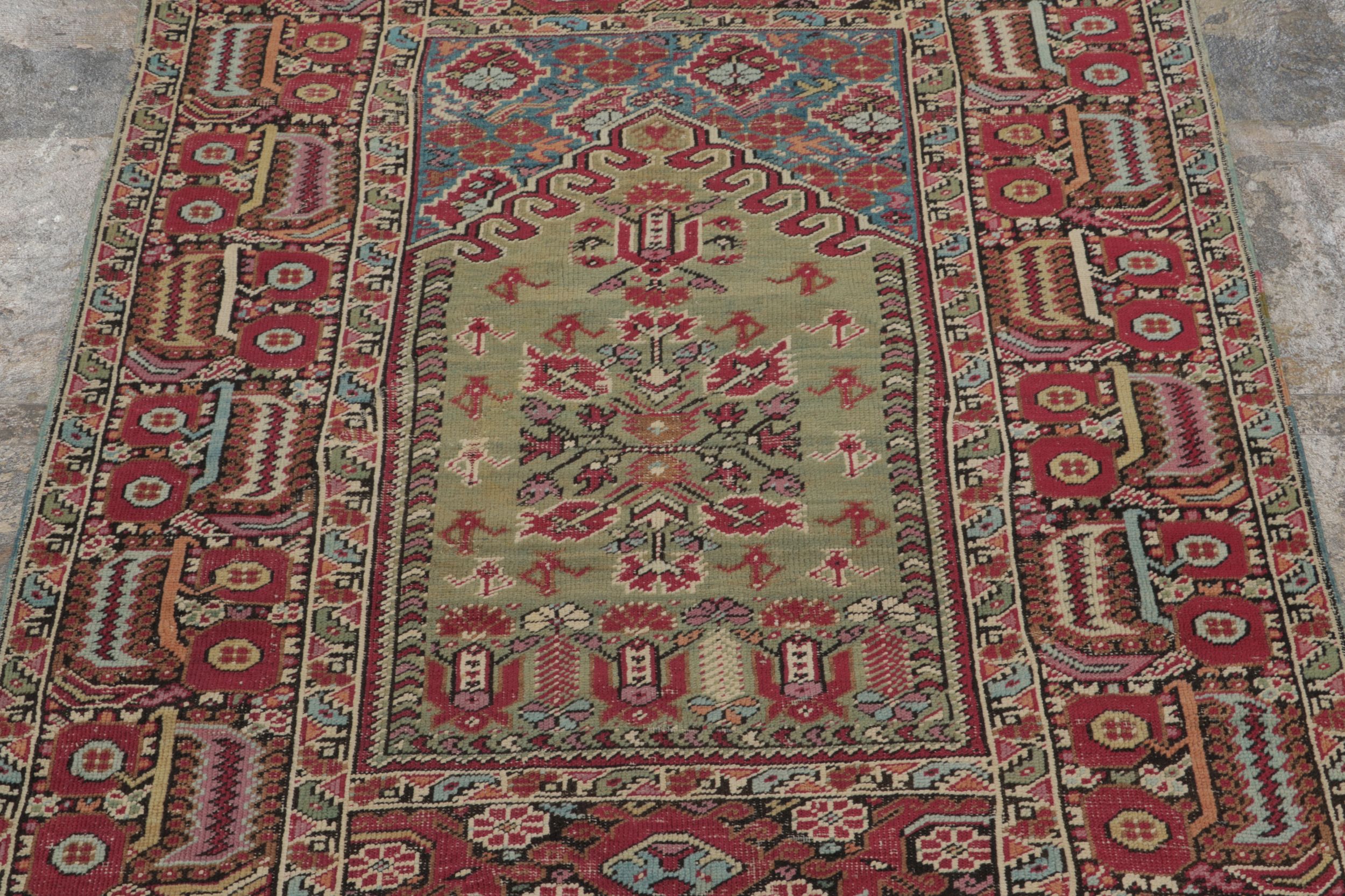Vintage Anatolian Prayer Rug