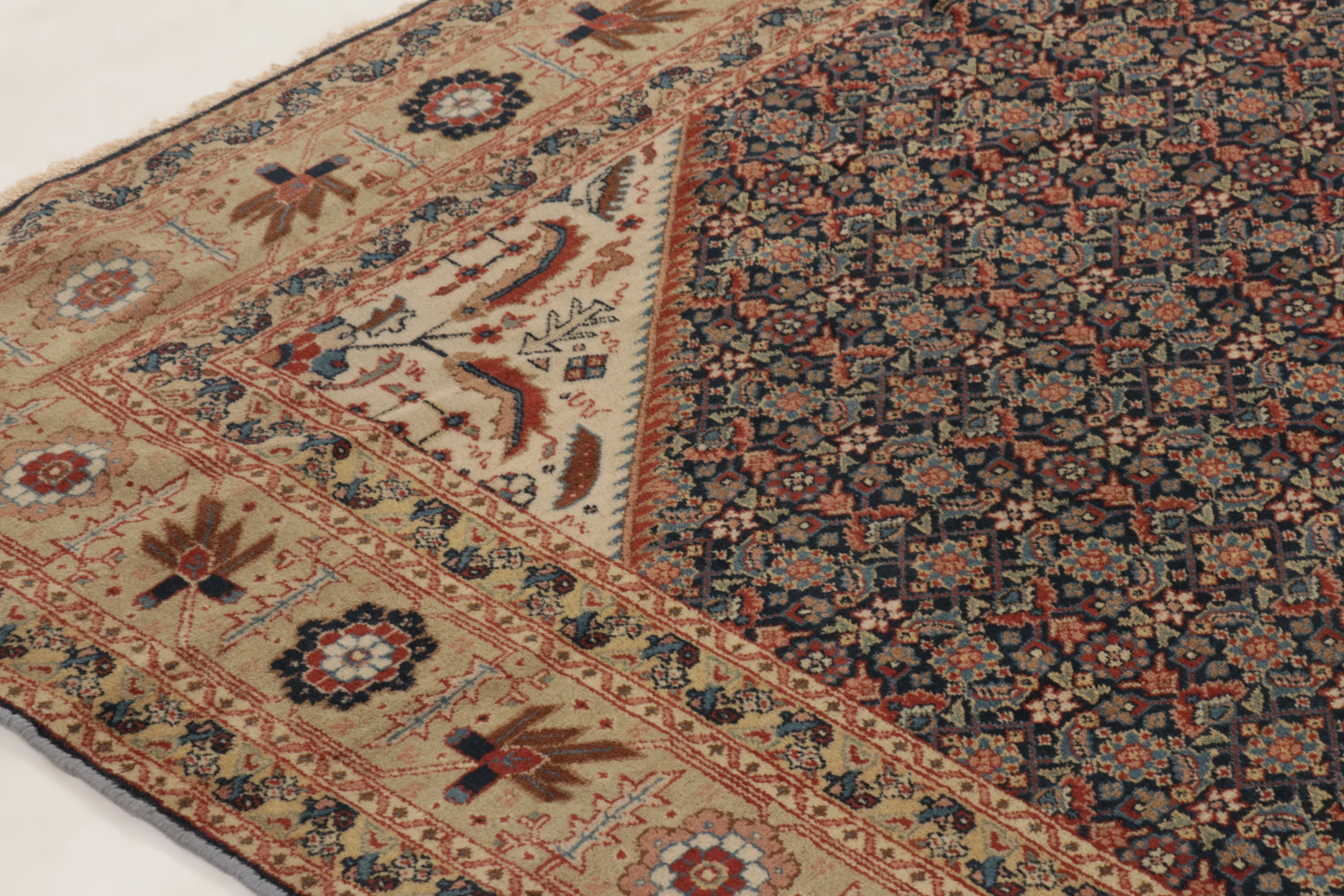 Vintage Anatolian Floral Rug