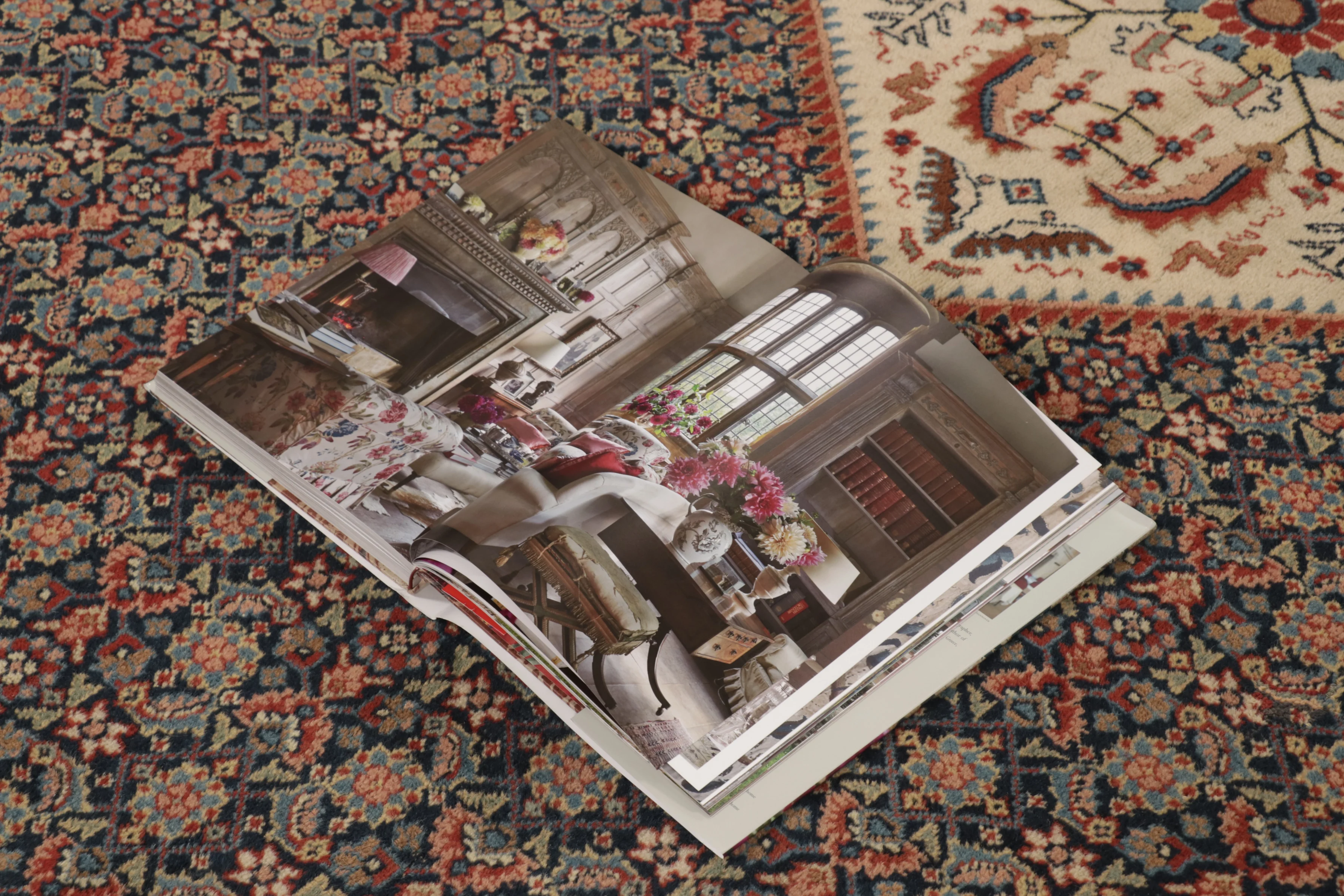 Vintage Anatolian Floral Rug