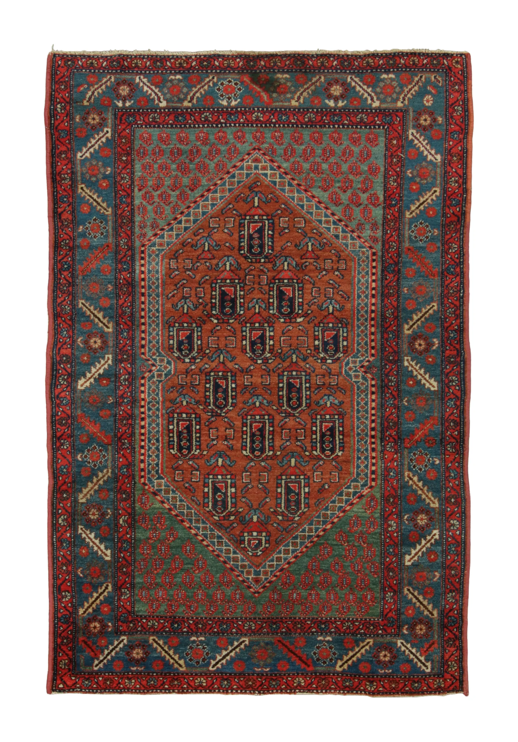 Vintage Anatolian Geometric Runner