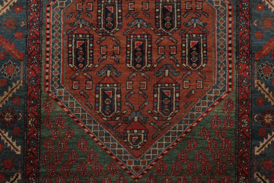 Vintage Anatolian Geometric Runner