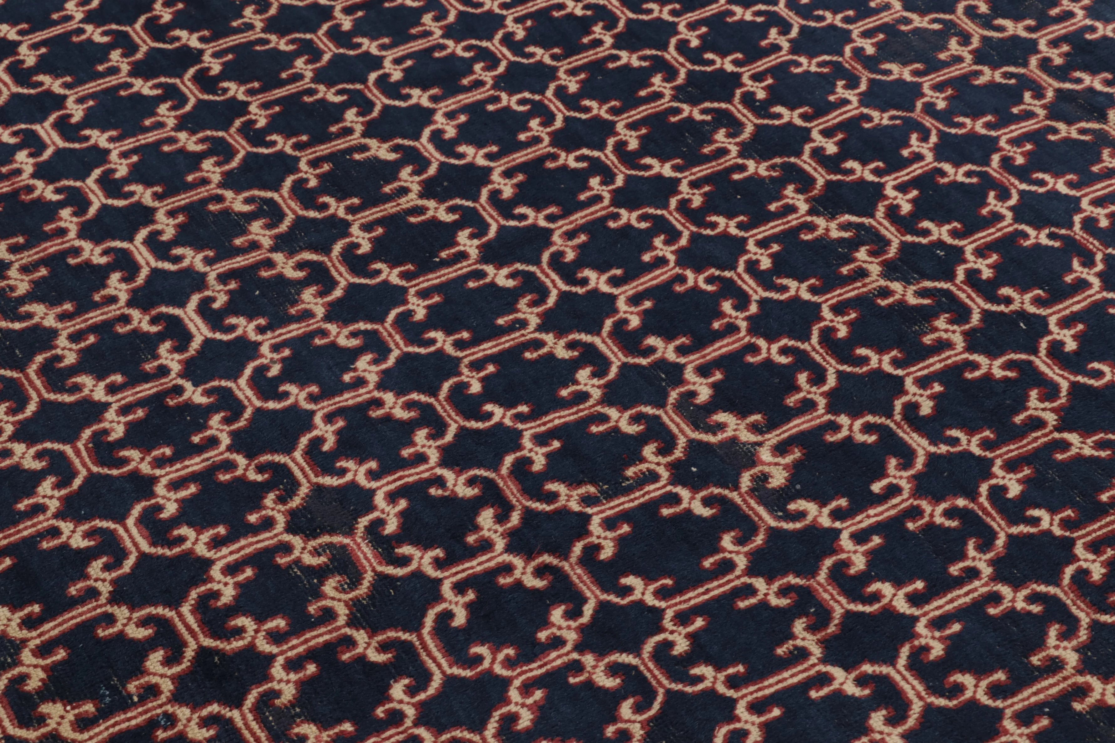 Vintage Anatolian Geometric Rug