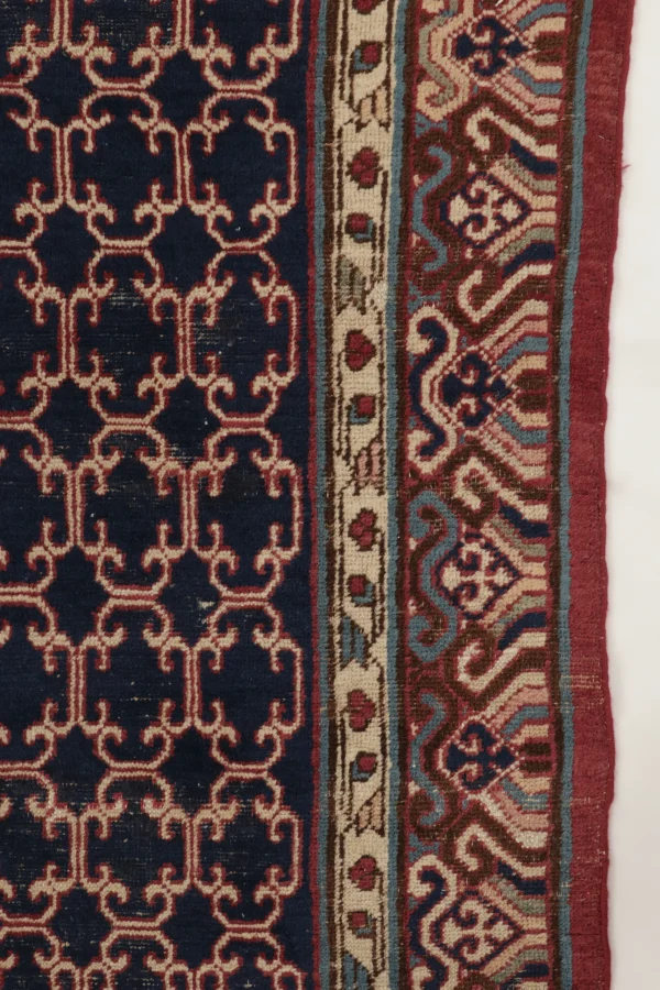 Vintage Anatolian Geometric Rug