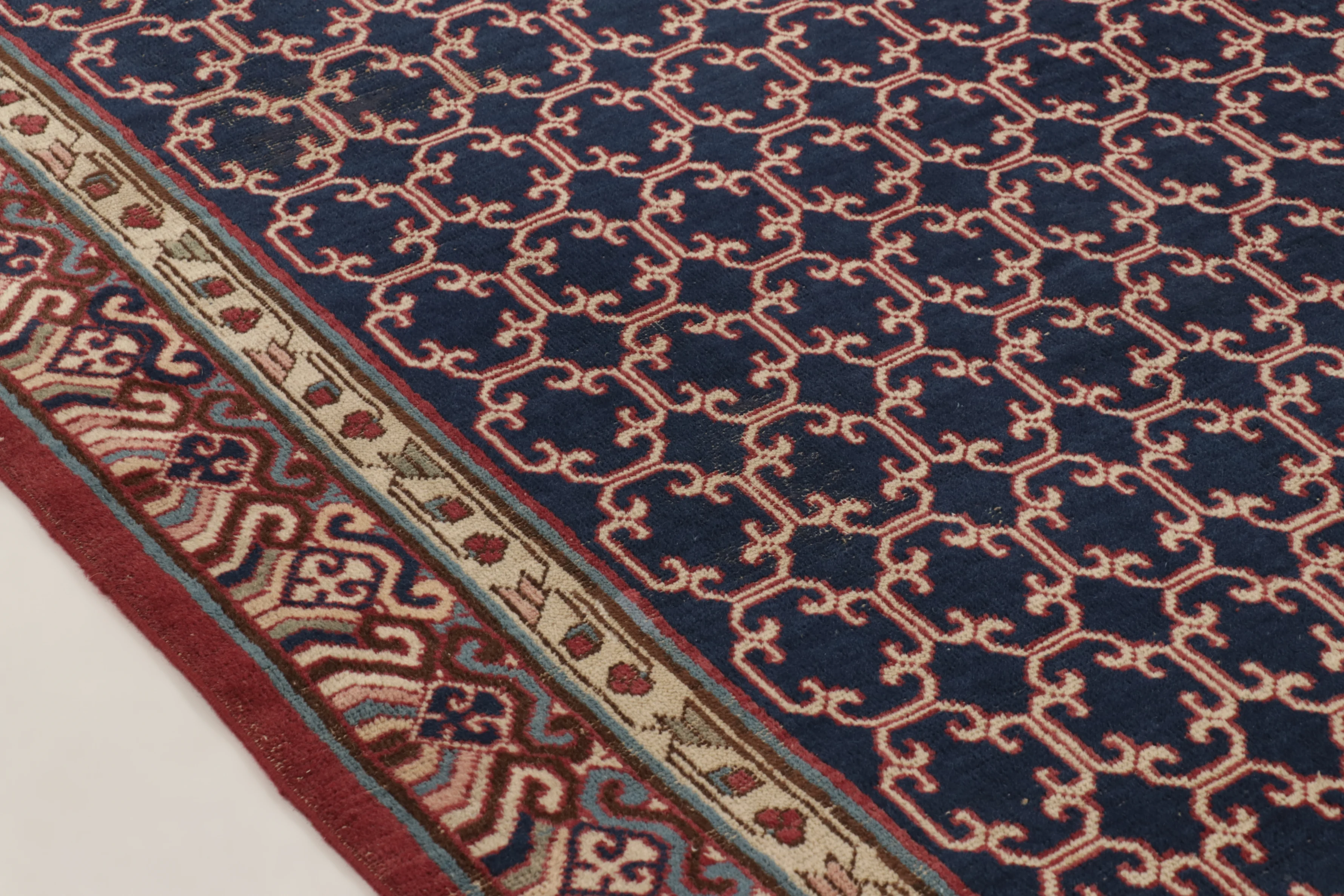 Vintage Anatolian Geometric Rug