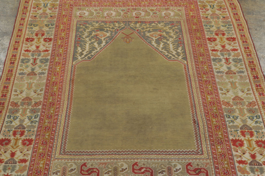 Vintage Anatolian Prayer Rug
