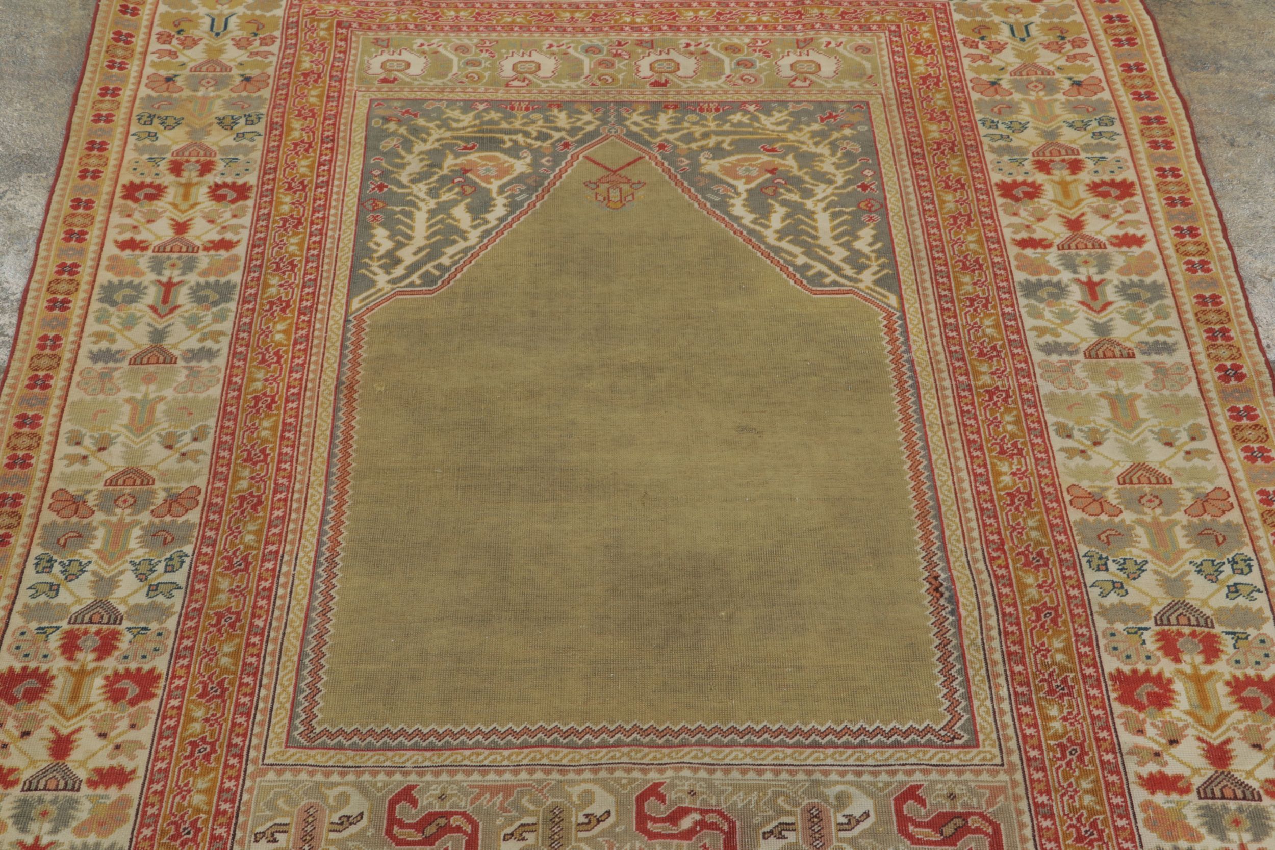 Vintage Anatolian Prayer Rug
