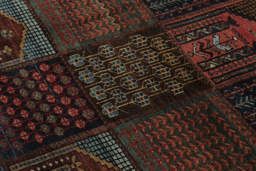 Vintage Anatolian Geometric Rug