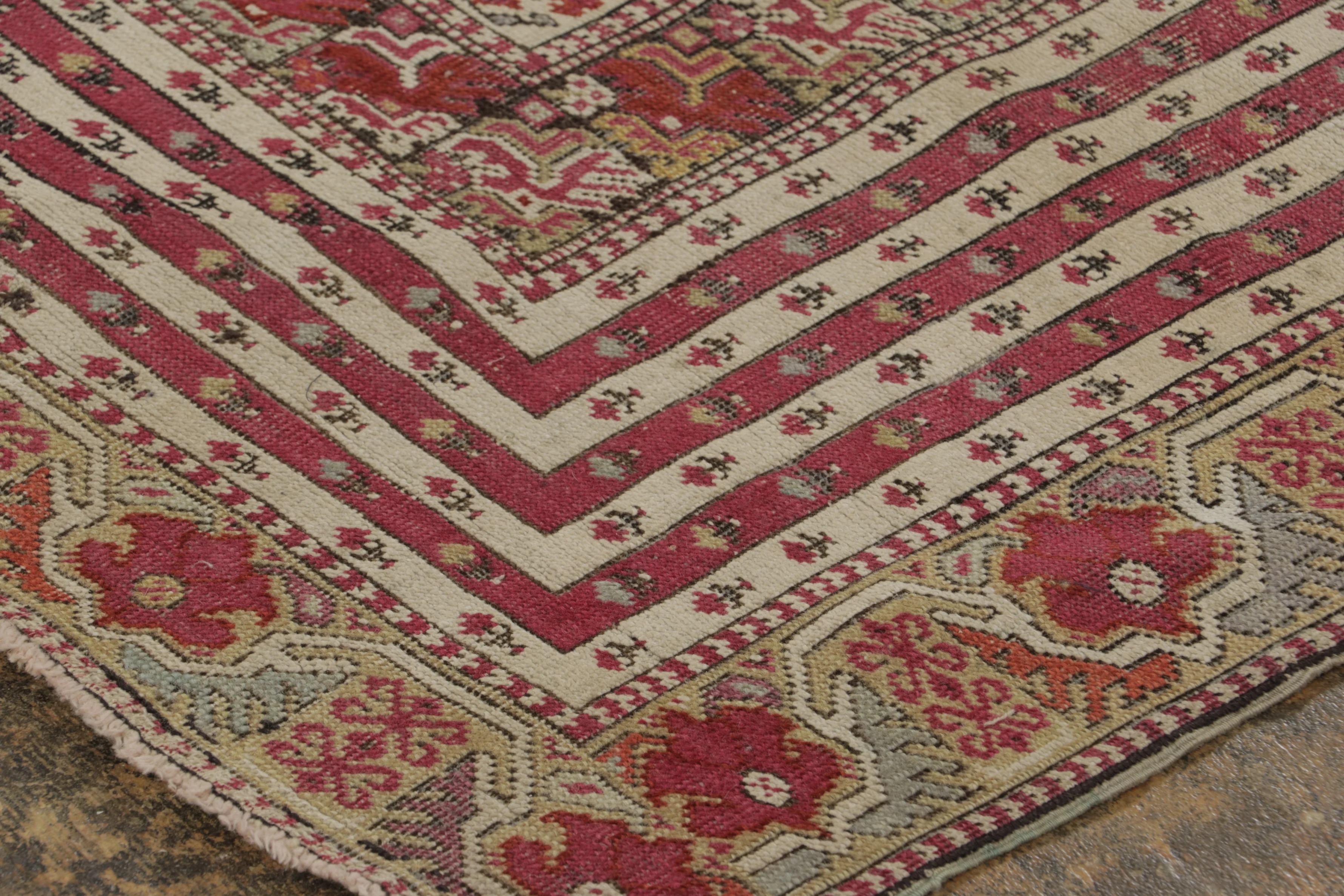 Vintage Anatolian Prayer Rug