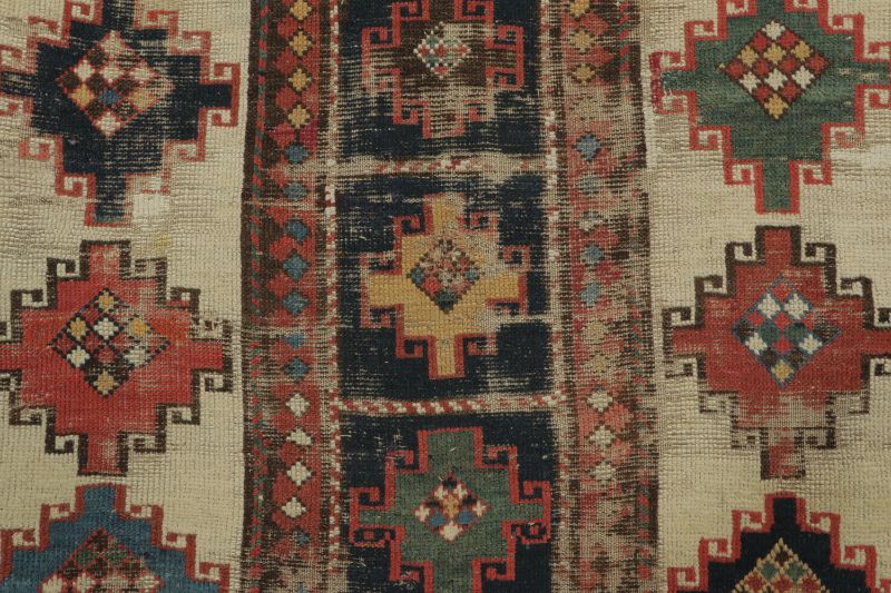 Vintage Anatolian Geometric Rug