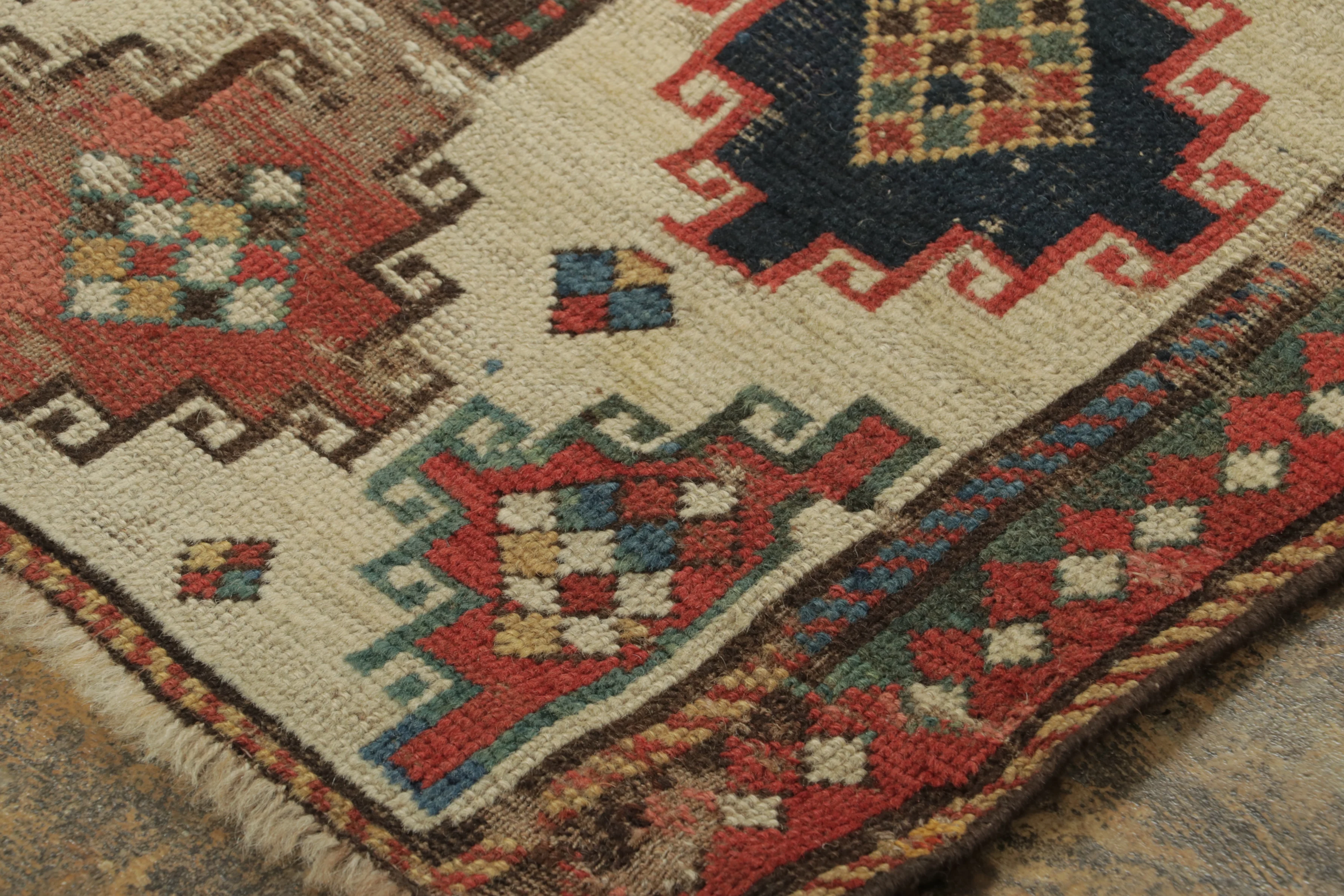 Vintage Anatolian Geometric Rug
