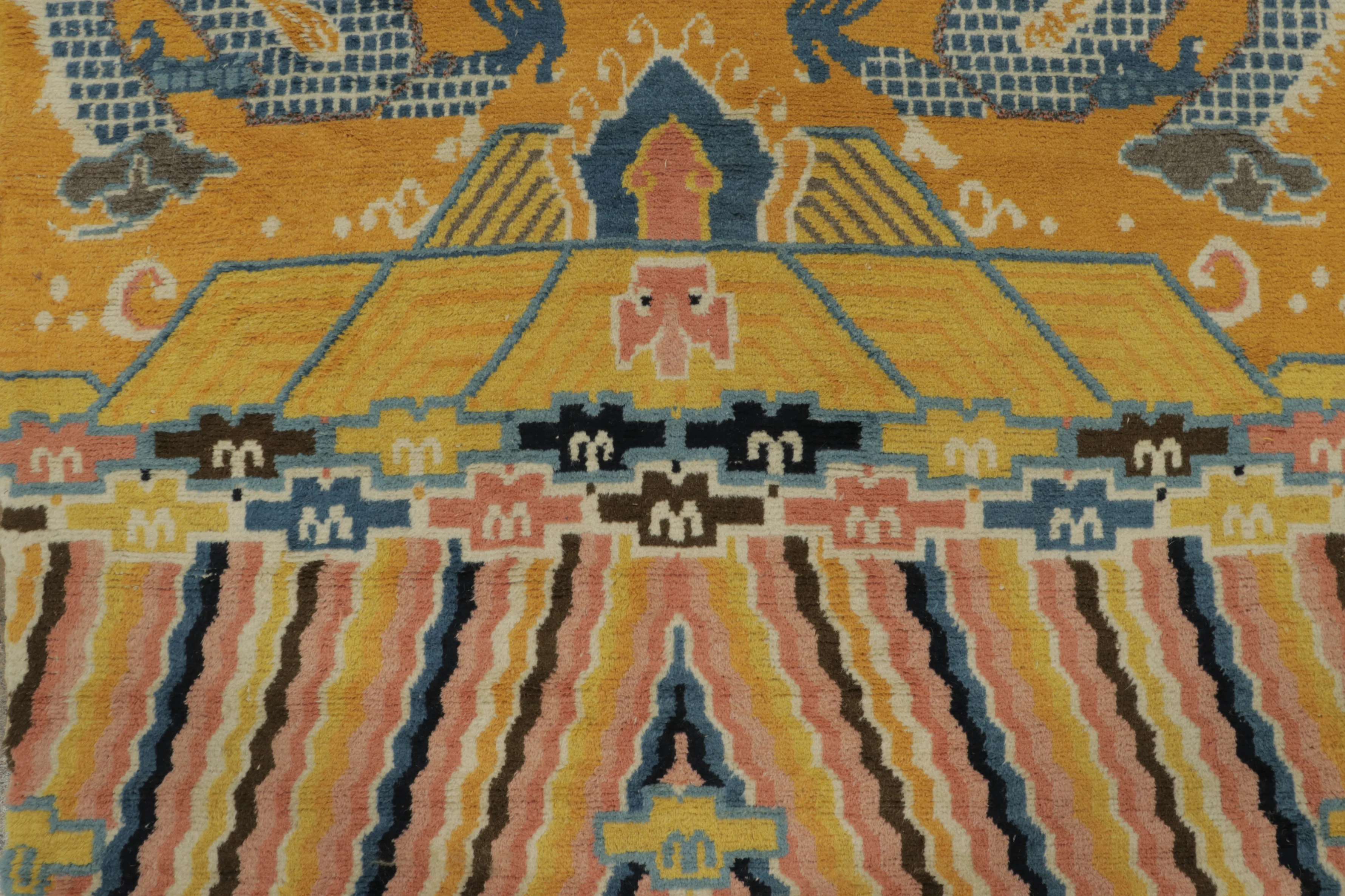 Antique Chinese Ningxia Pillar Runner