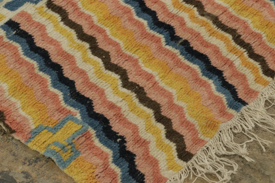 Antique Chinese Ningxia Pillar Runner