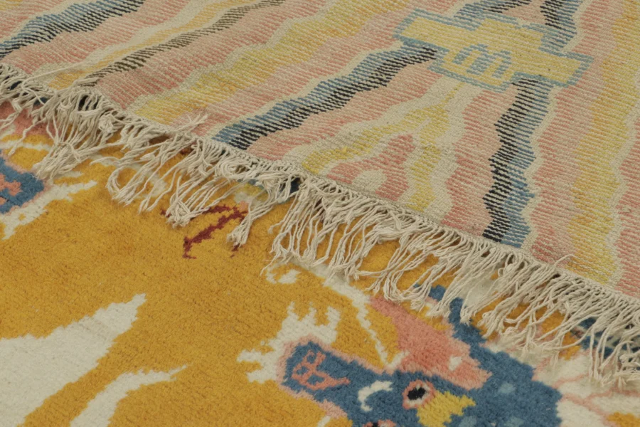 Antique Chinese Ningxia Pillar Runner