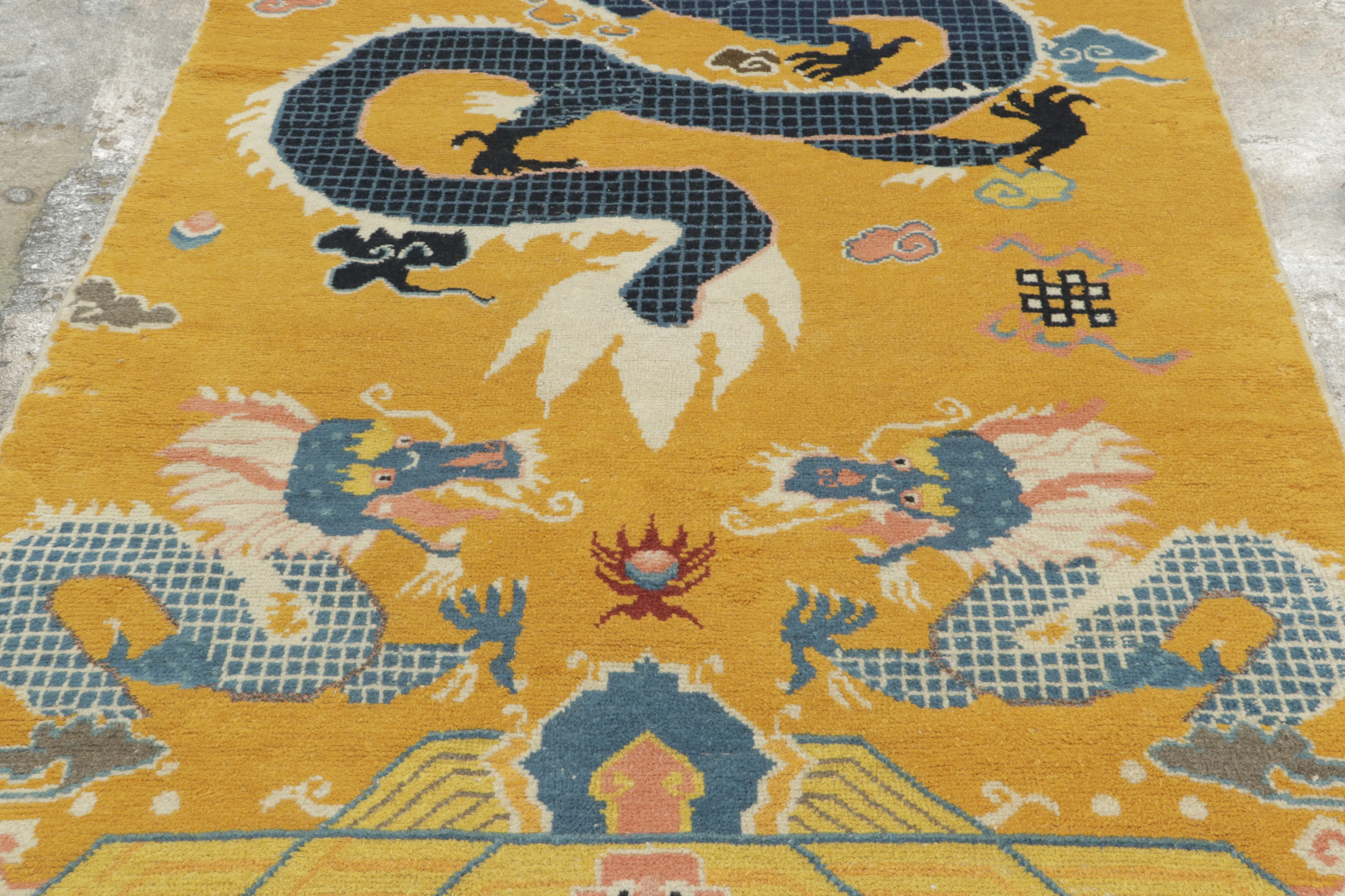 Antique Chinese Ningxia Pillar Runner