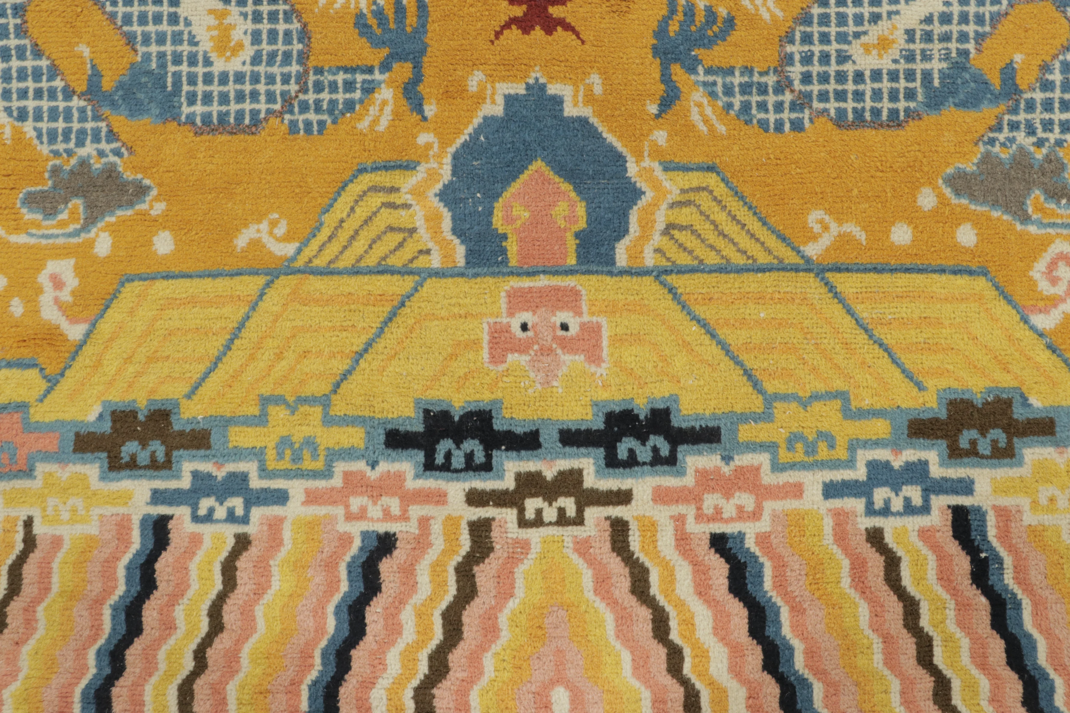 Antique Chinese Ningxia Pillar Runner