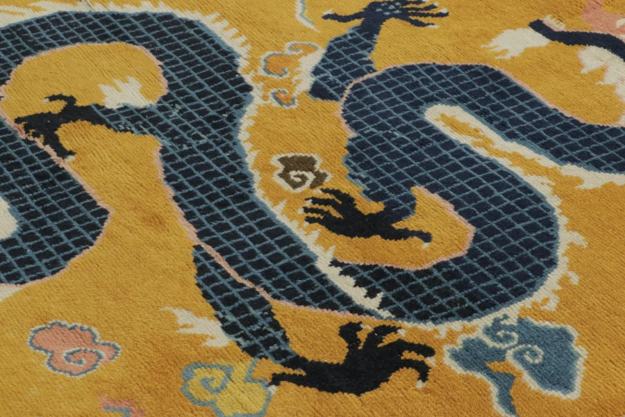 Antique Chinese Ningxia Pillar Runner