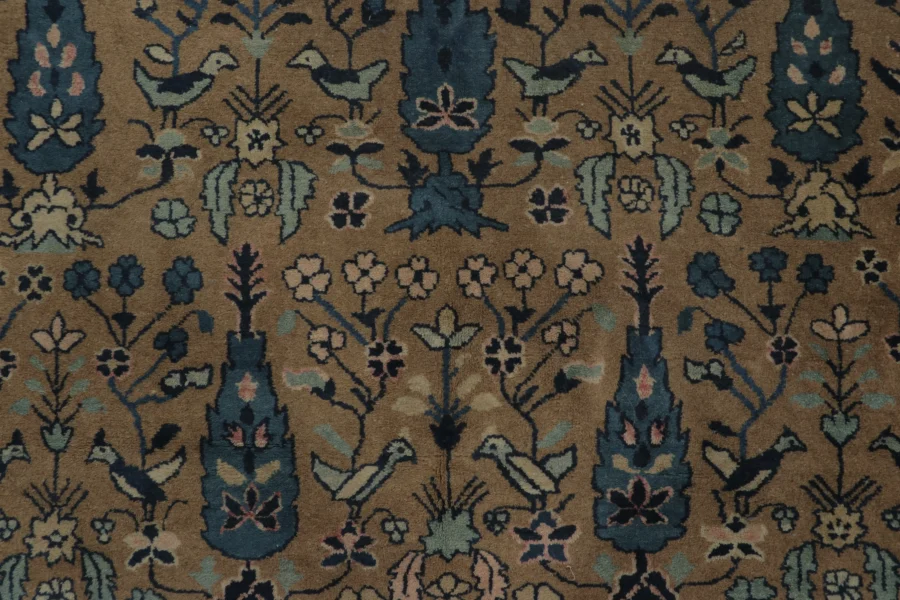 Antique Square Chinese Ningxia Rug Pair