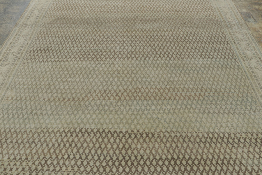 Antique Distressed Saraband Rug