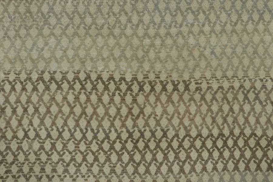 Antique Distressed Saraband Rug