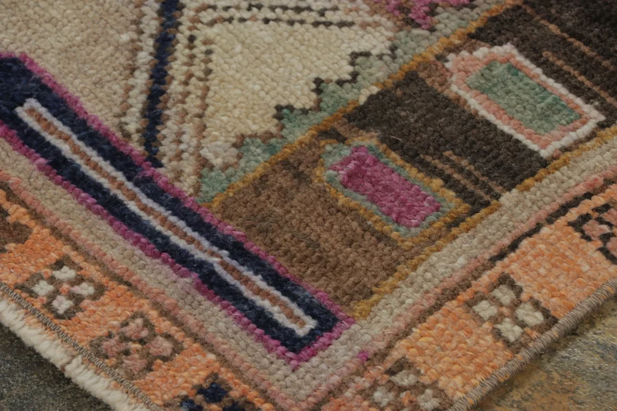 Vintage Turkish Gift Sized Rug