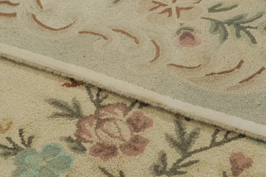 Antique Hooked Medallion Rug