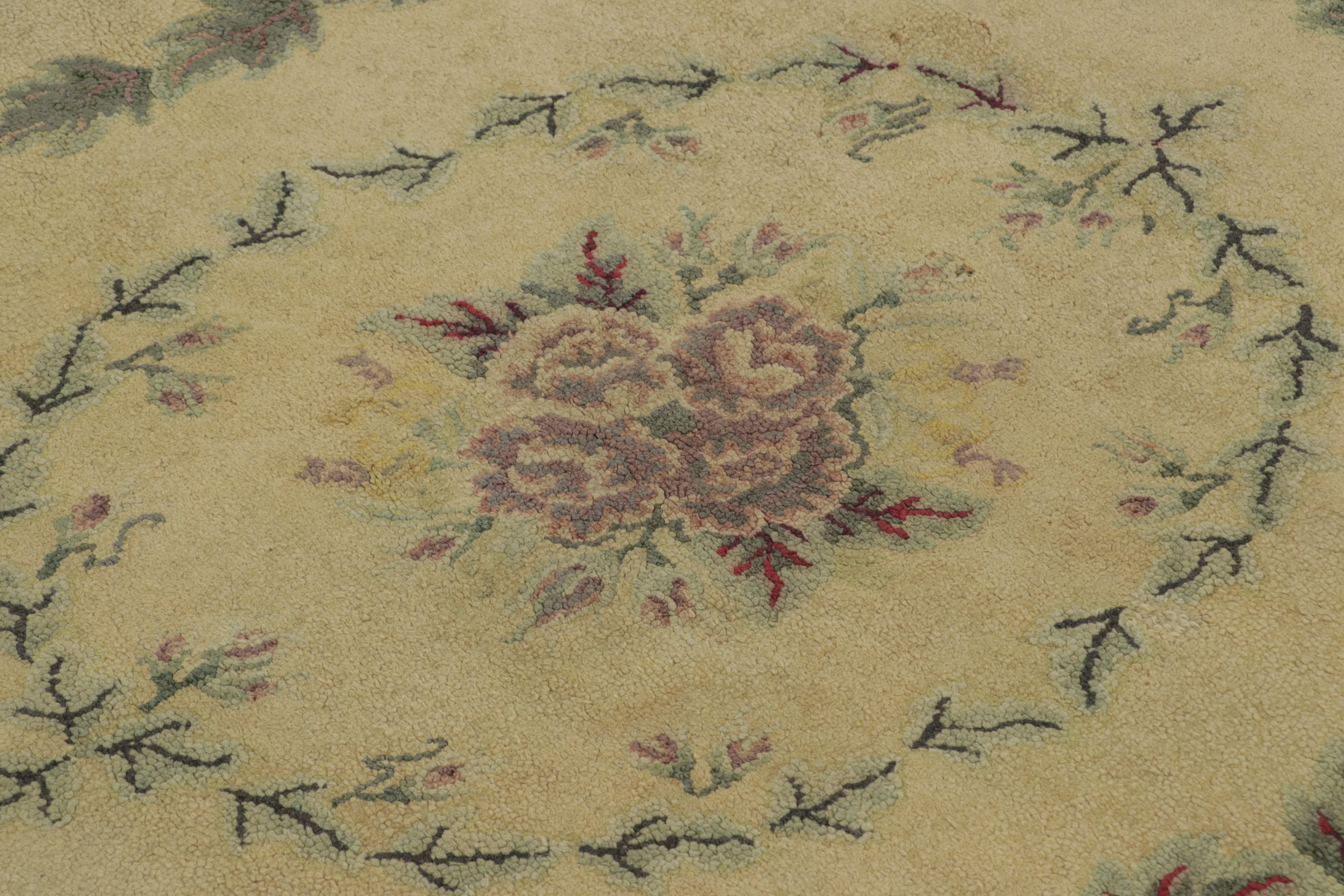 Antique Oval Hooked Rug