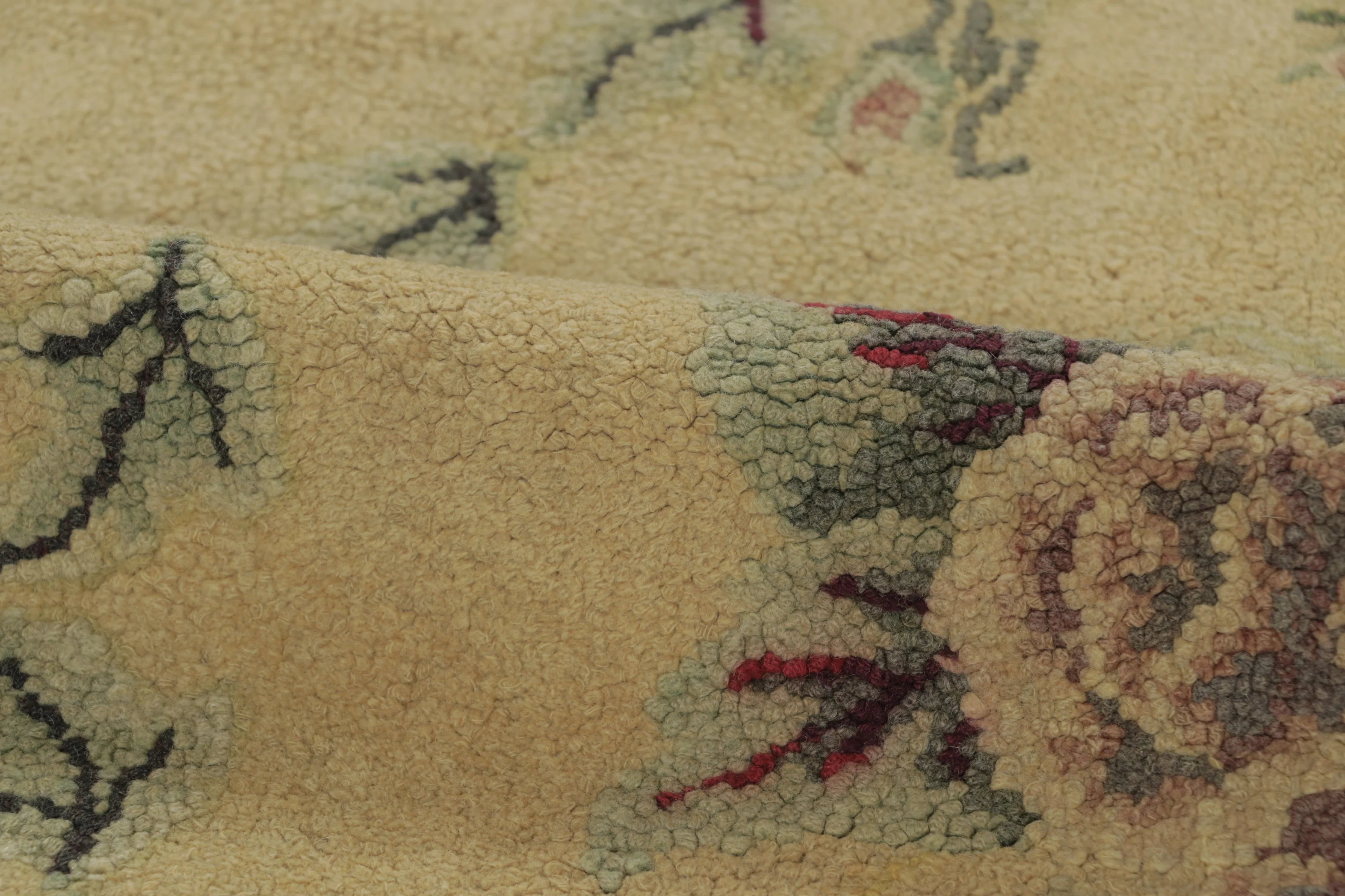 Antique Oval Hooked Rug
