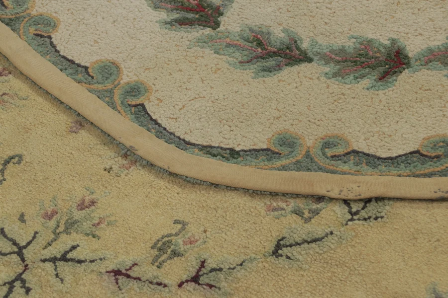Antique Oval Hooked Rug