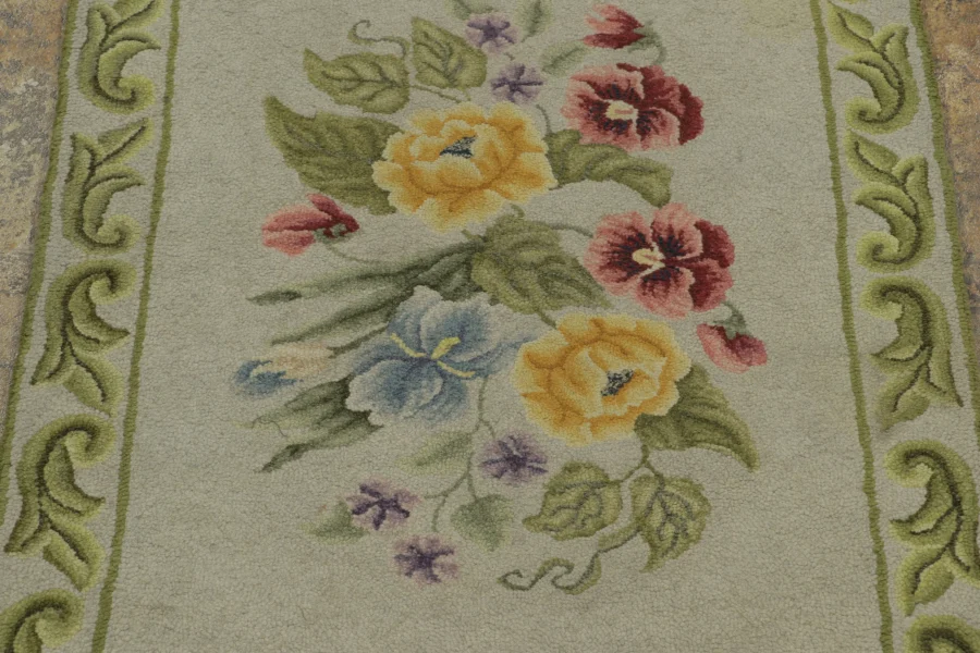 Antique Hooked Gift-Size Rug