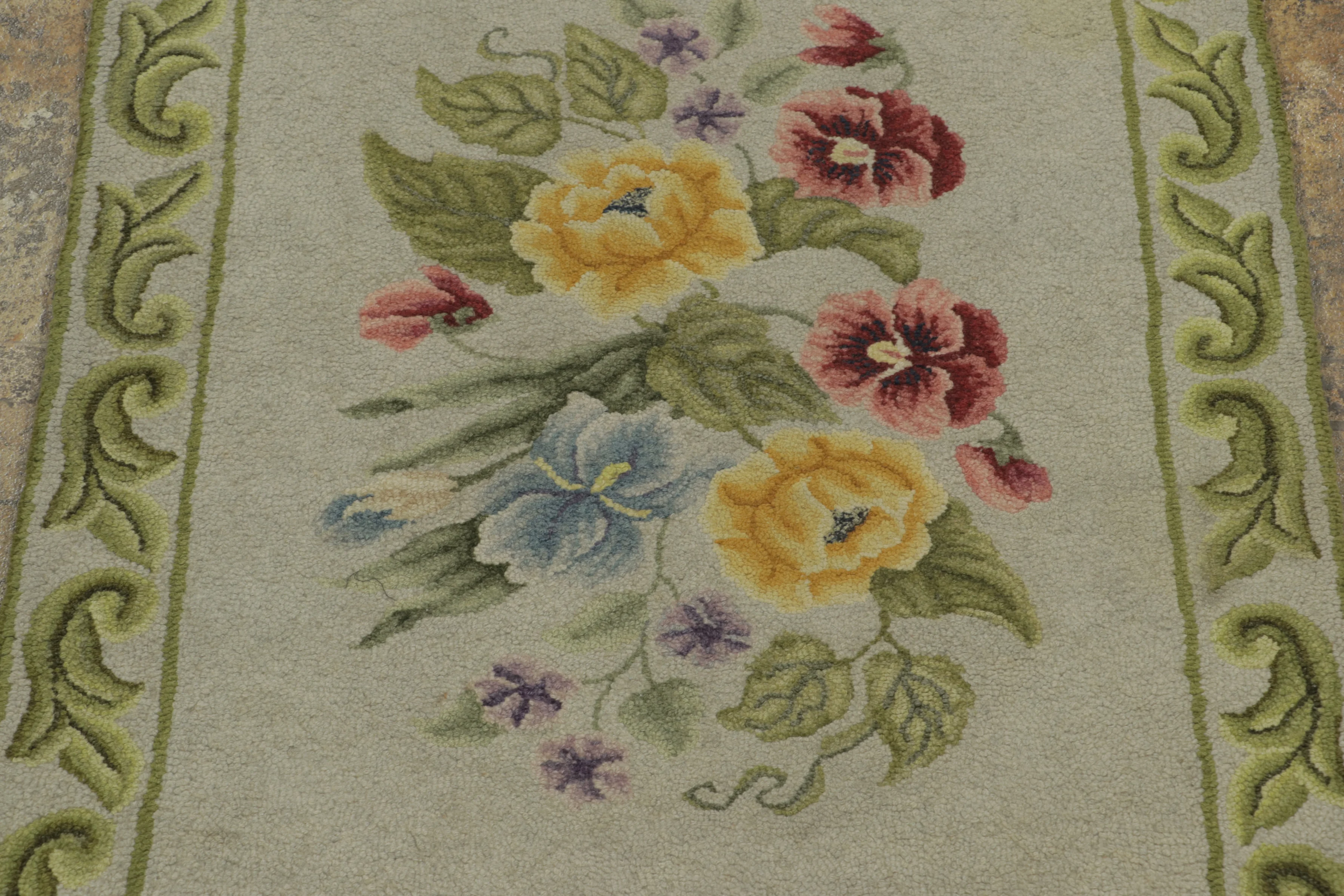 Antique Hooked Gift-Size Rug