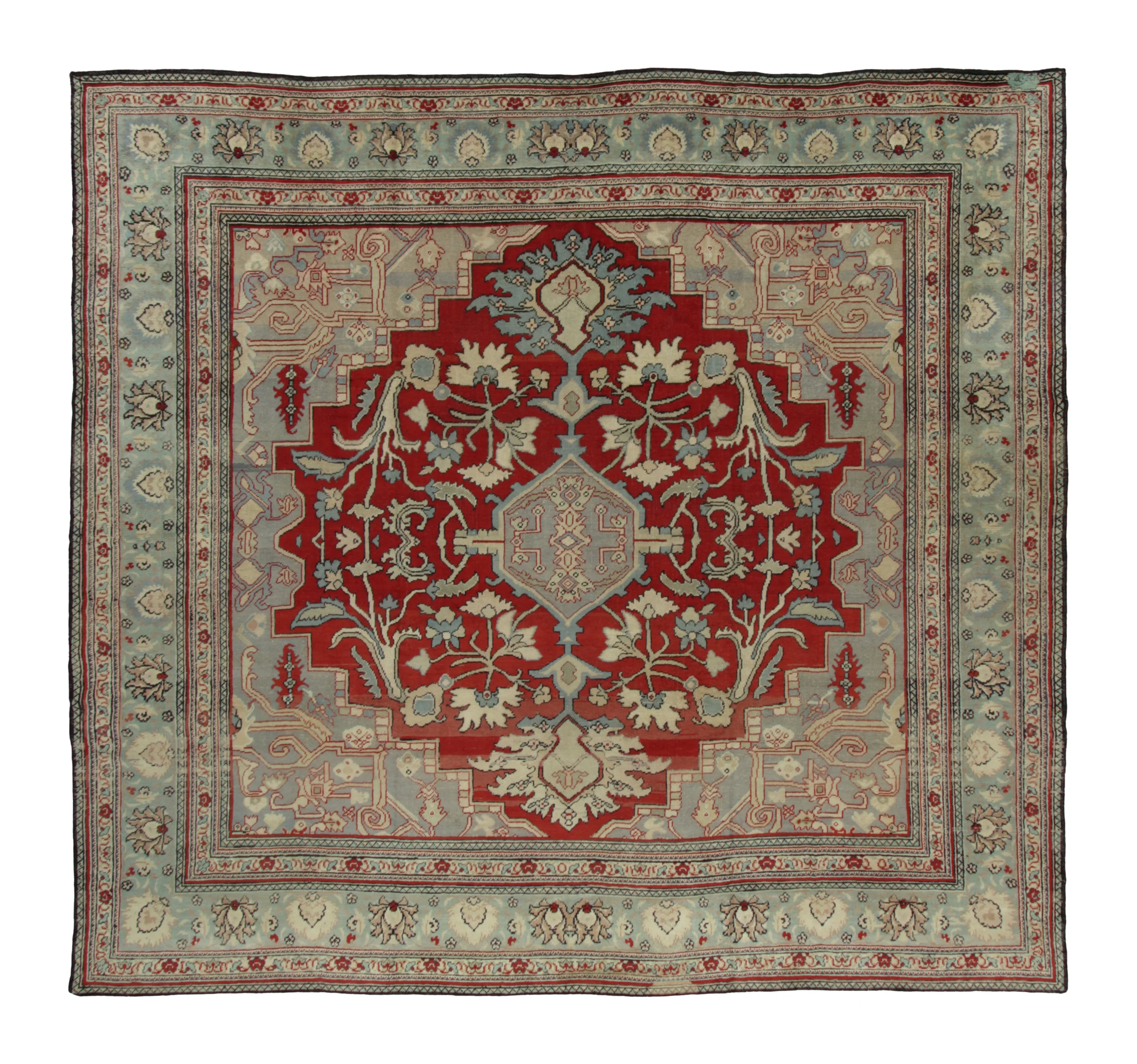 Oversized Antique Turkish Hereke Rug