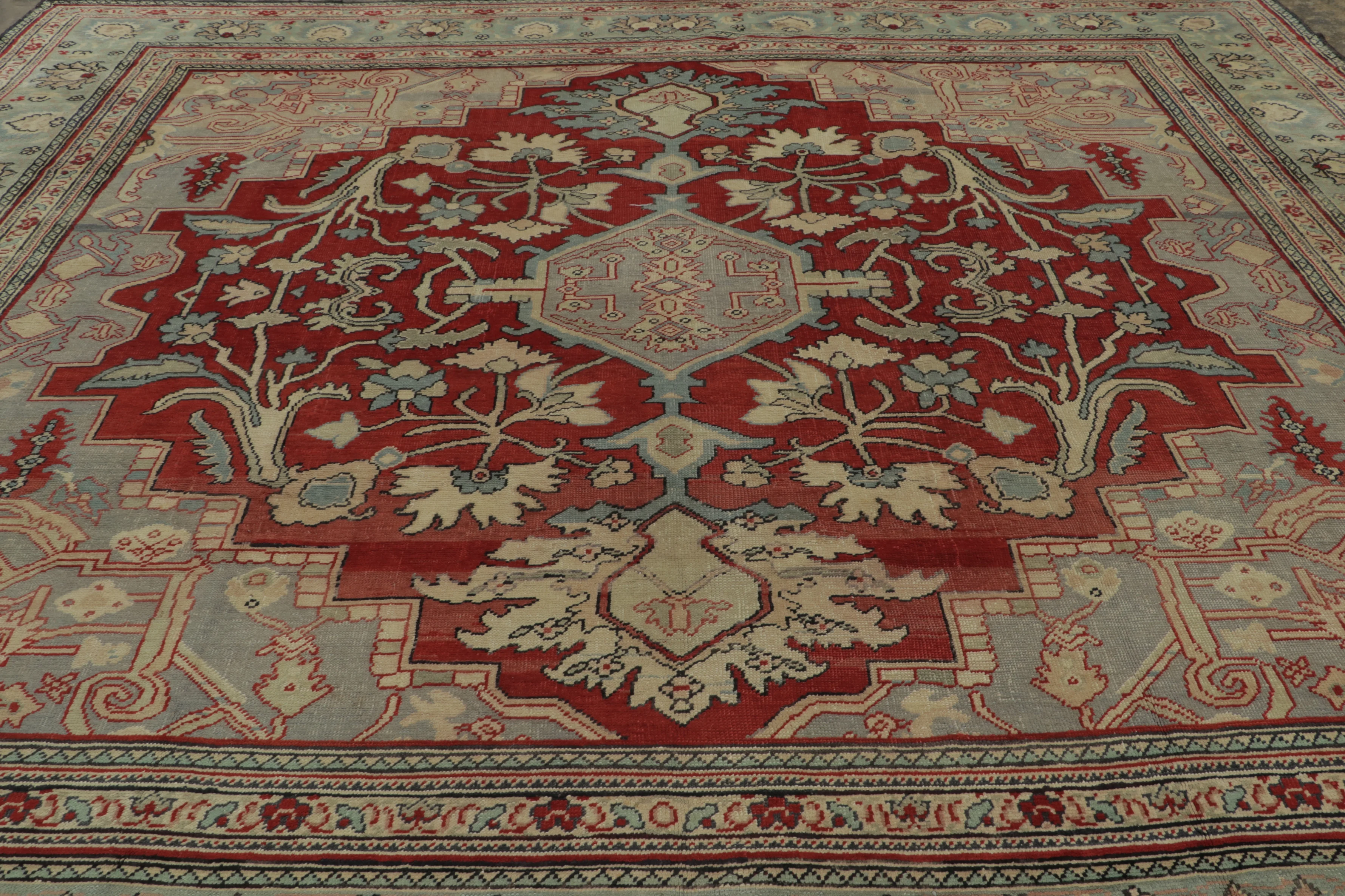Oversized Antique Turkish Hereke Rug