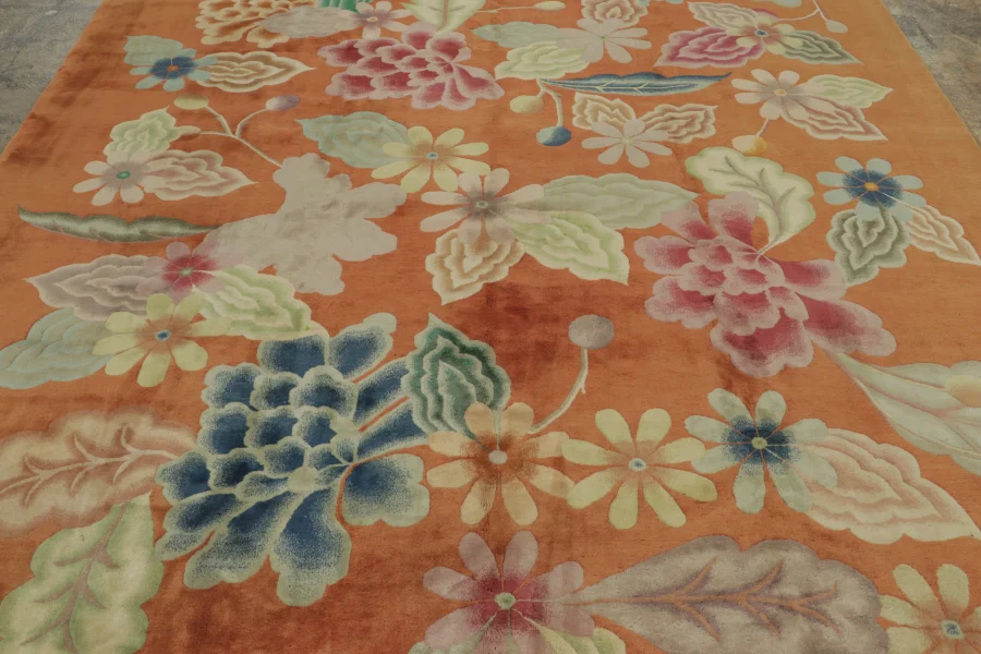 Antique Chinese Deco Rug