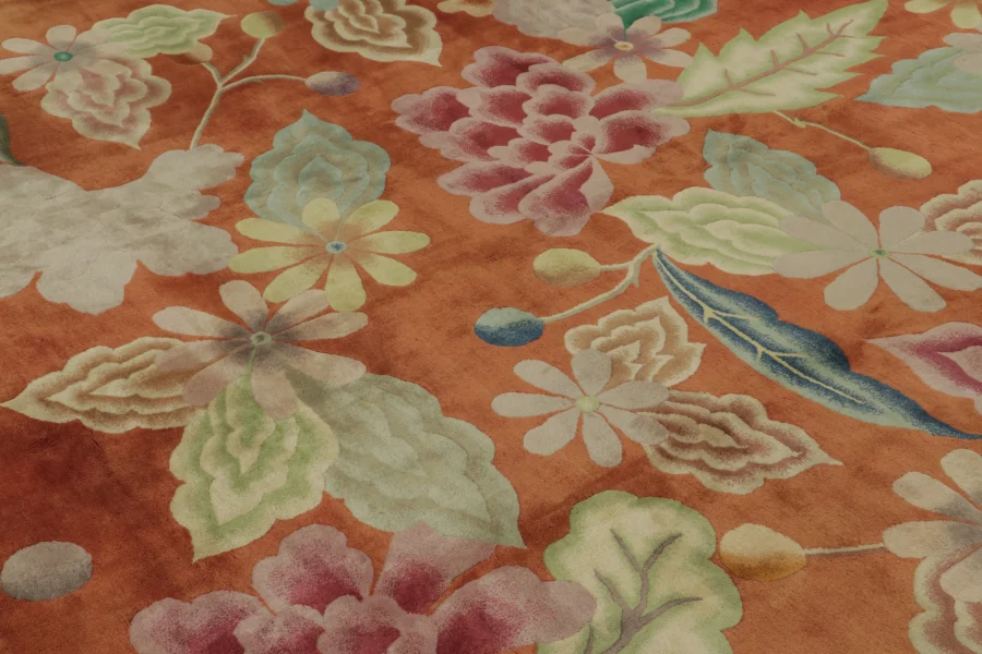 Antique Chinese Deco Rug
