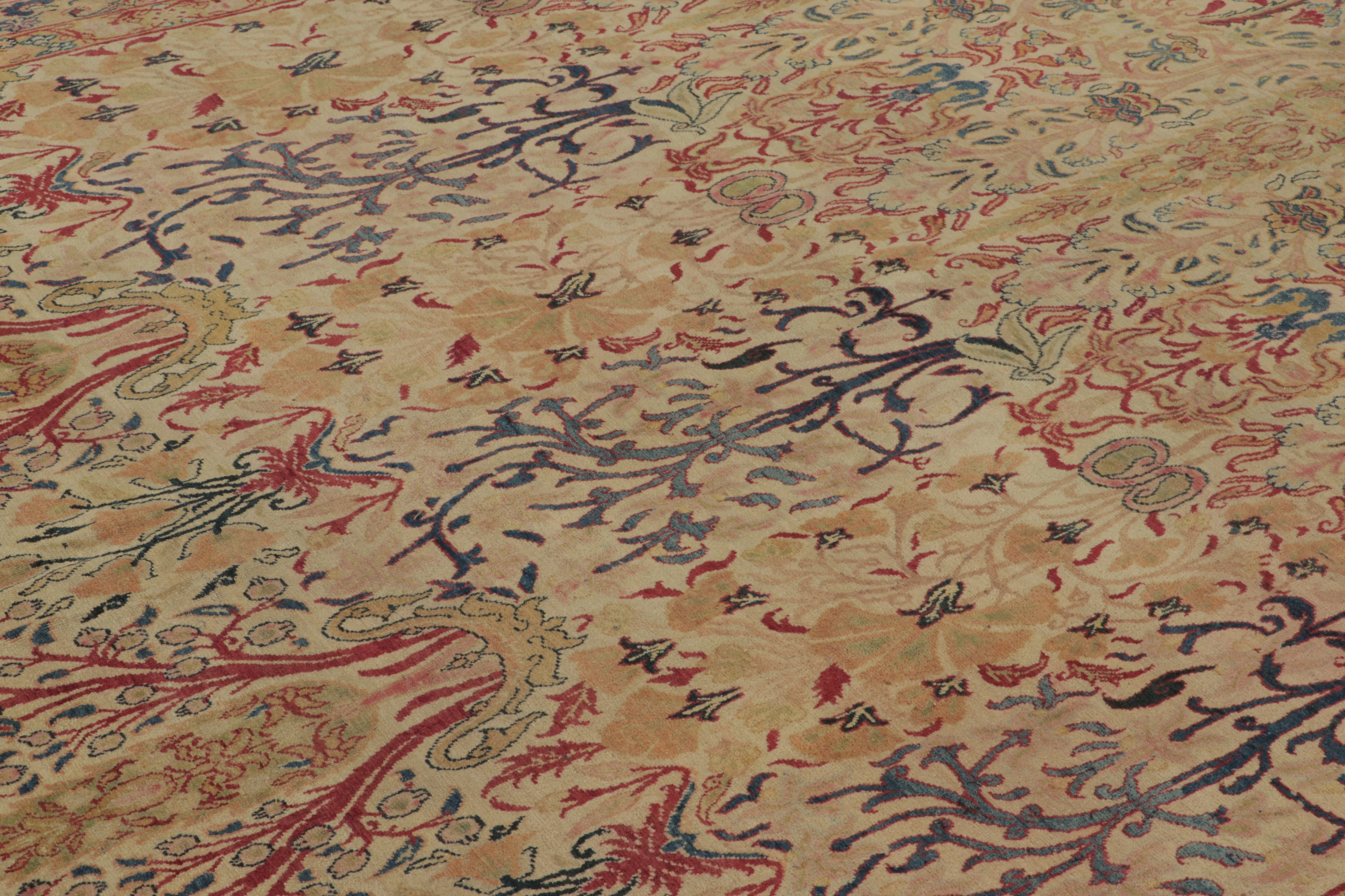 Antique Persian Kerman Lavar Rug