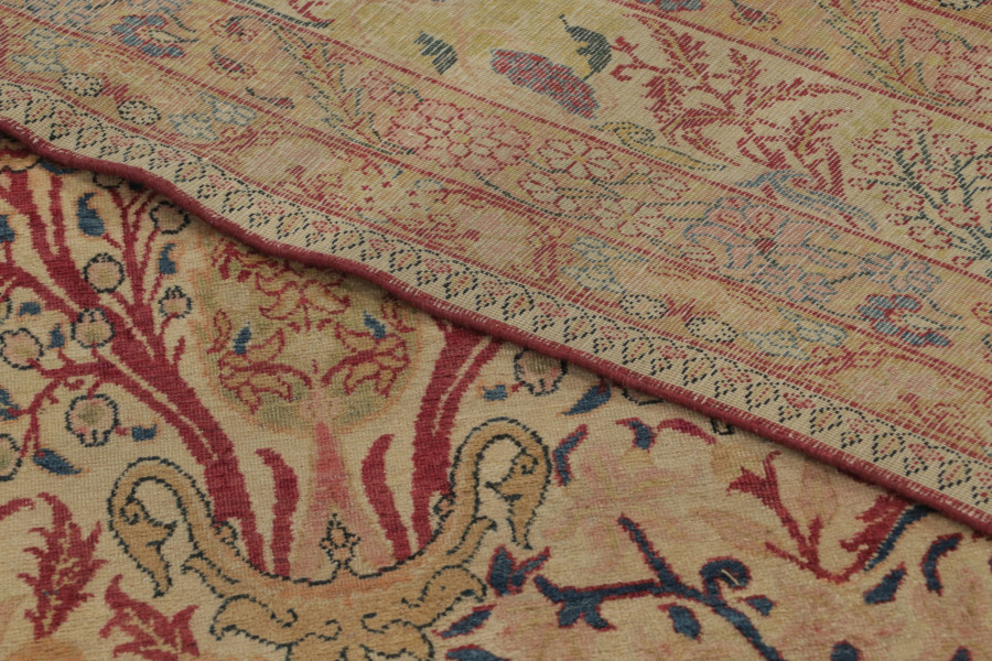 Antique Persian Kerman Lavar Rug