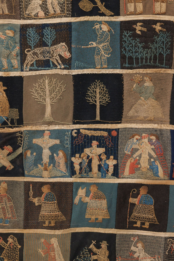 Antique European Needlework Rug