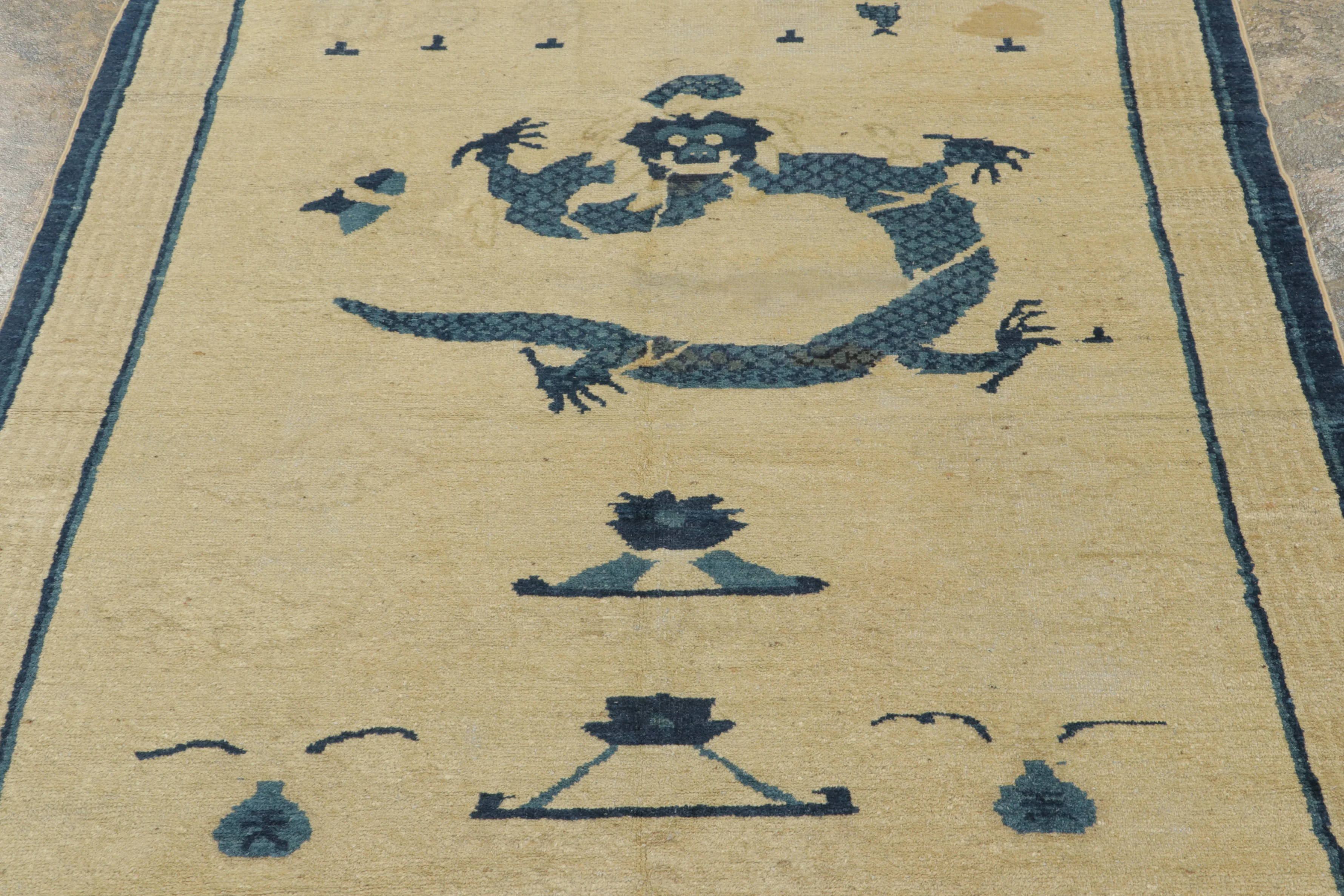 Antique Chinese Tibetan Rug