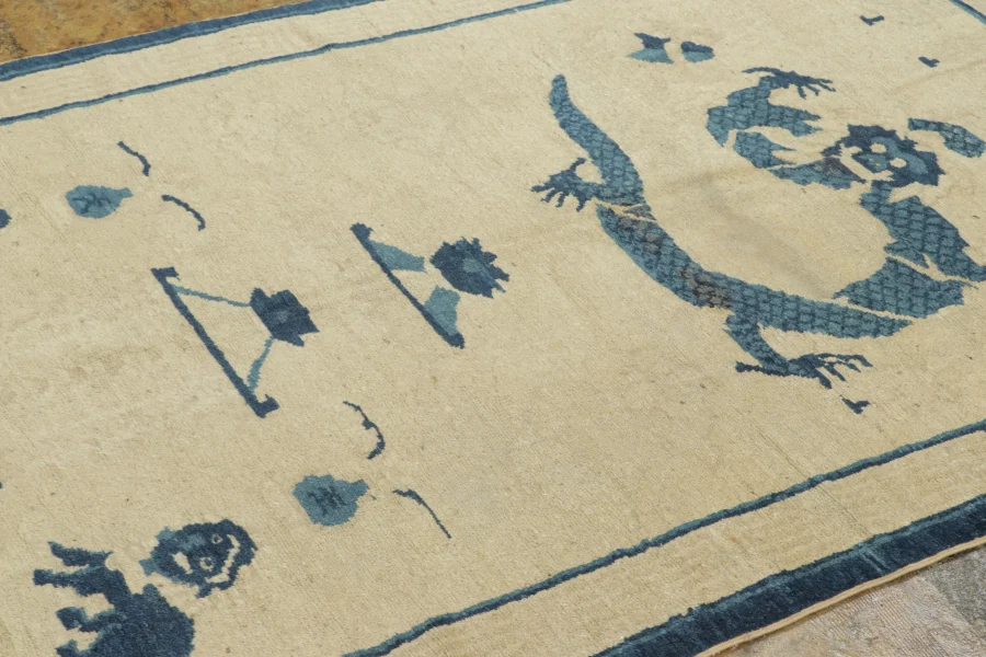 Antique Chinese Tibetan Rug