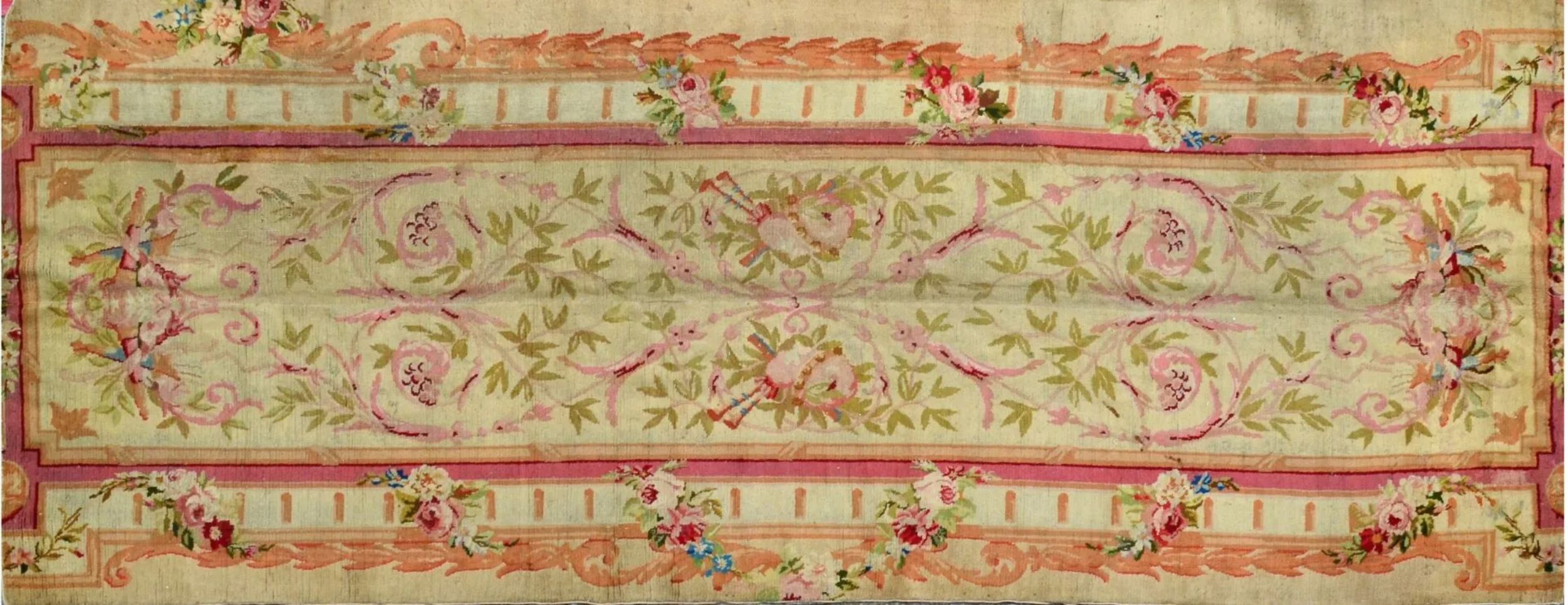 Antique French Savonnerie Runner