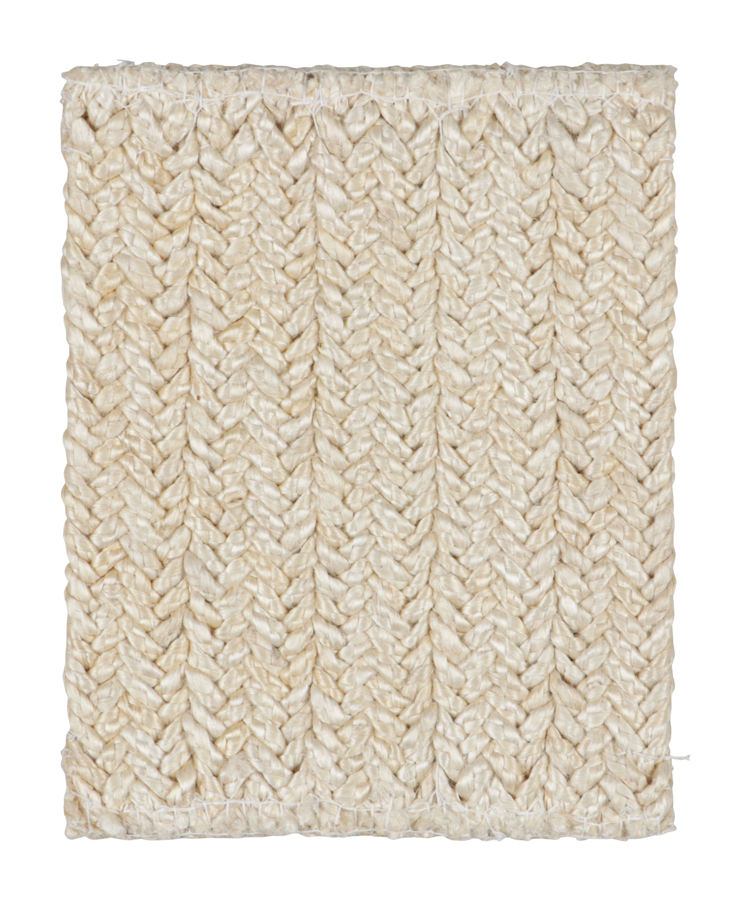 Rug & Kilim’s Textural Custom Pineapple Fiber Sample Rug