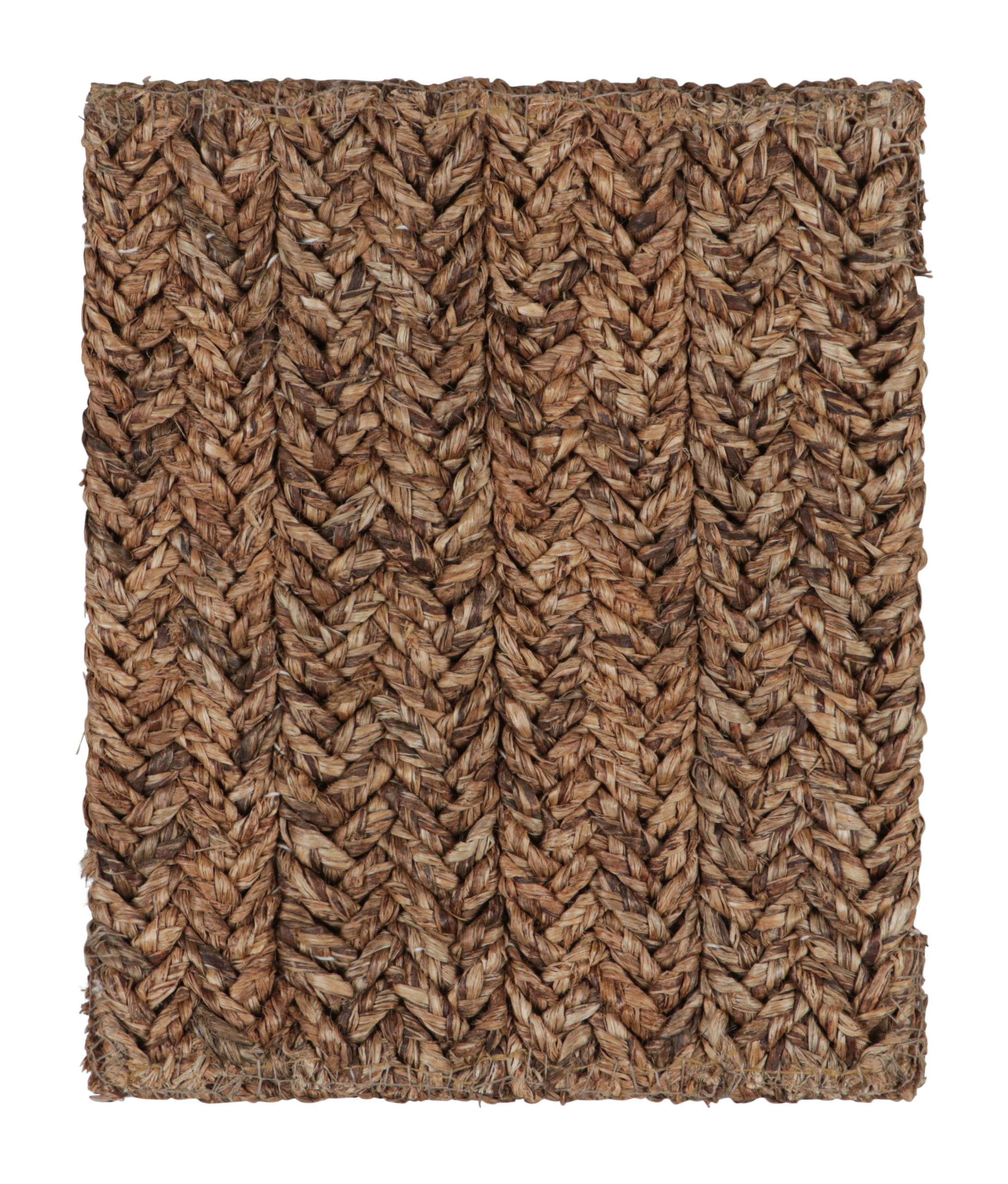 Rug & Kilim’s Textural Custom Okra Fiber Sample Rug