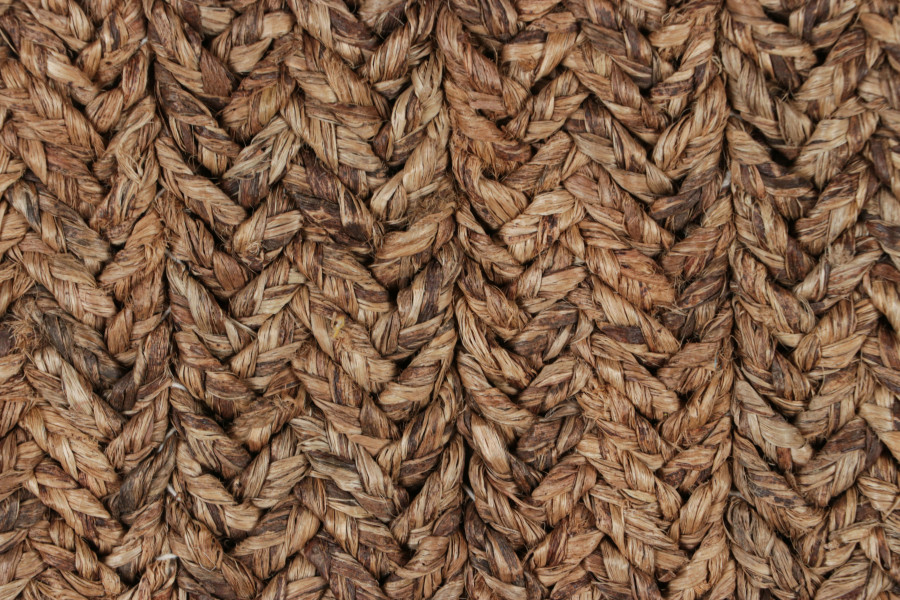 Rug & Kilim’s Textural Custom Okra Fiber Sample Rug